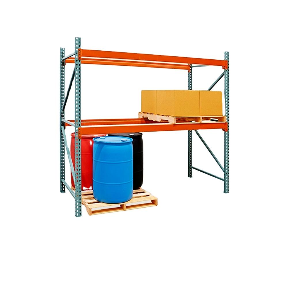 Selective Teardrop Pallet Rack, Heavy-Duty Industrial Warehouse Shelving System