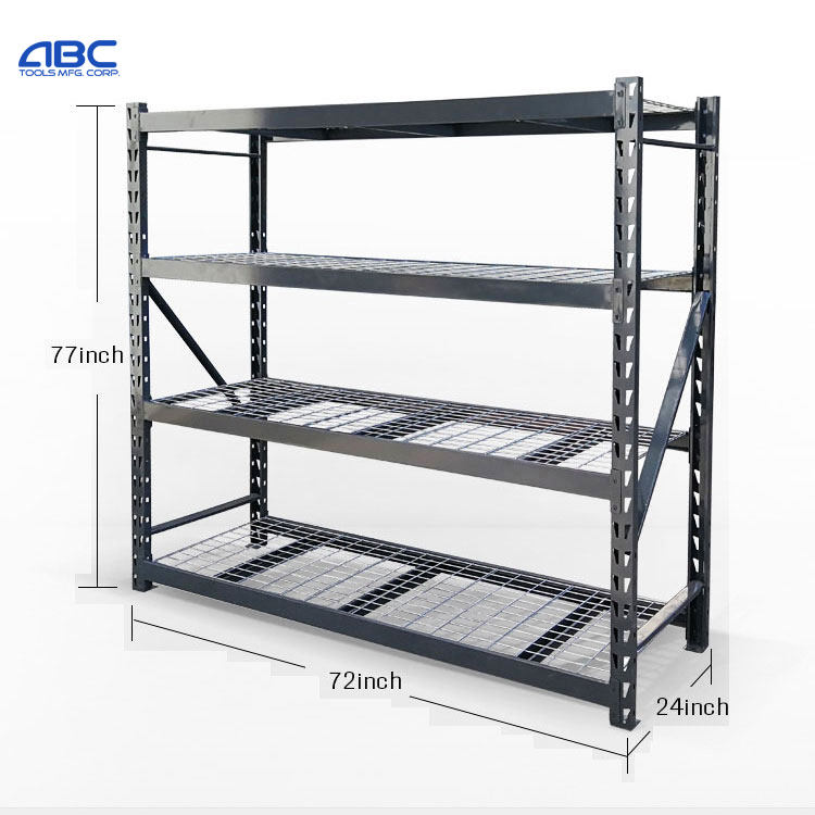 Boltless Steel Storage Shelving Unit, Heavy-Duty Rivet Rack for Home, Garage and Warehouse Organization
