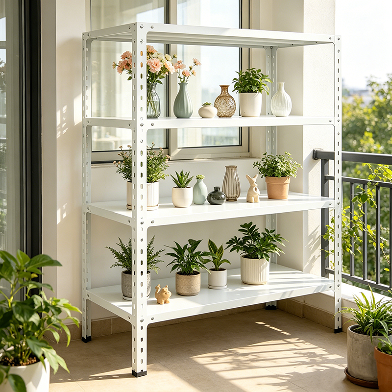 Multi-Layer Steel Storage Rack, Heavy-Duty Shelving Unit for Warehouse, Garage, Home and Retail Display